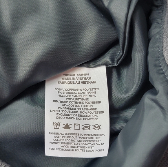 Nike Letterman Football Bomber Jacket Blue Gray DJ5971-493 Men’s Size Medium New - Picture 8 of 8